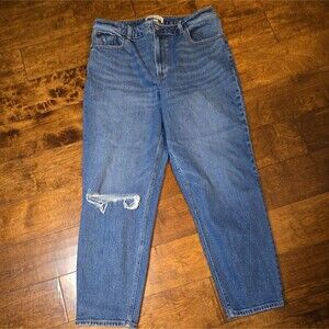 Abercrombie & Fitch Jeans The Mom Jean High Rise 31/12R Curve Love